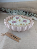 Dusky pink home decor scented daisy chain collection candle gift